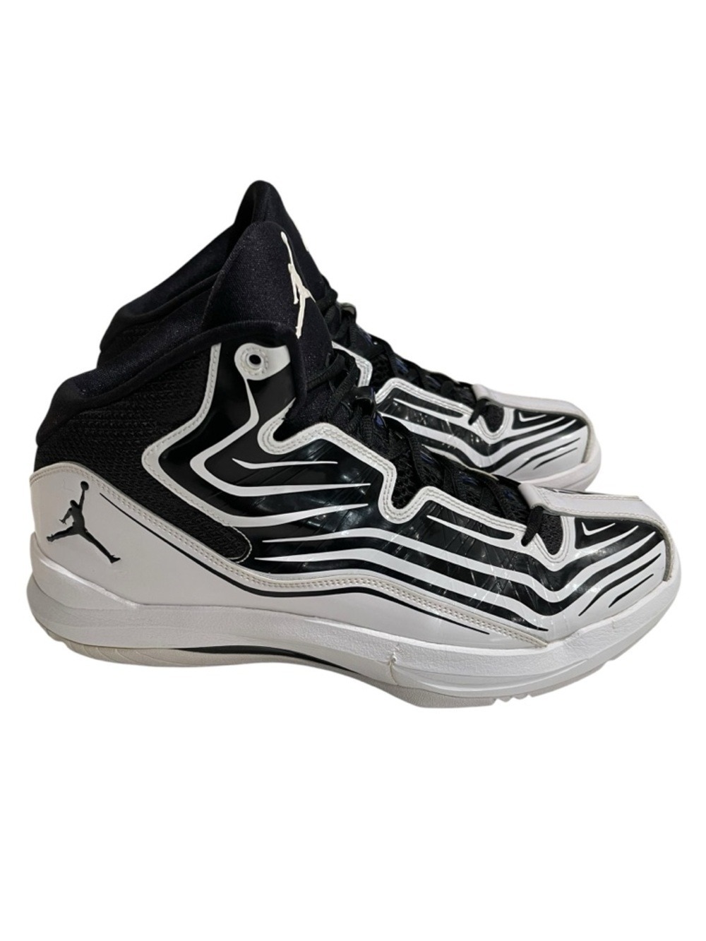 Nike Air Jordan Aero Mania Basketball Shoes Sneakers SZ 10.5 Men’s Black White